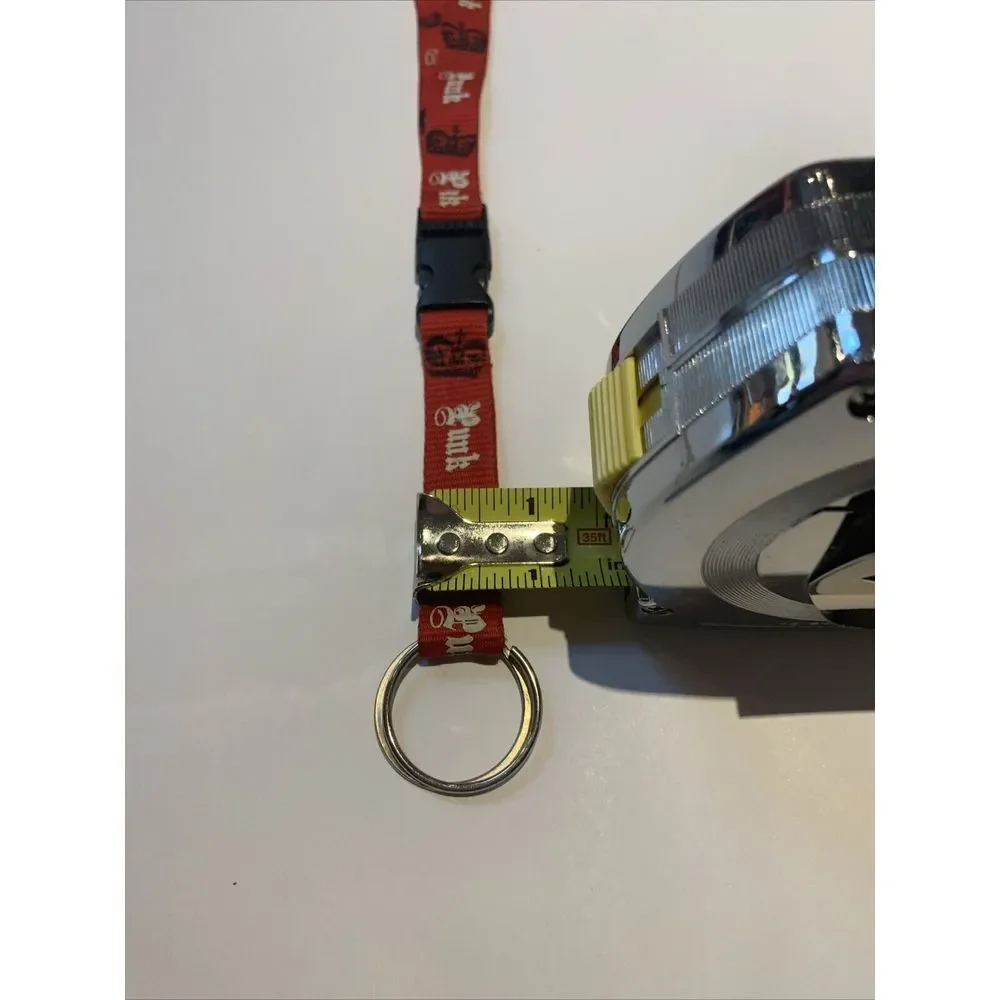 Street Punk Gothic Americana Metal Tattoo Art Lanyard Red‎ And Black